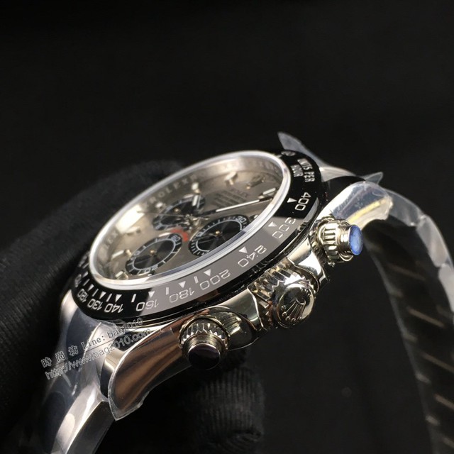 勞力士男士手錶 Rolex迪通拿新品 灰白金迪 玫瑰金迪 黃金迪 餘文樂同款 熊貓迪全新升級版腕表  gjs2291